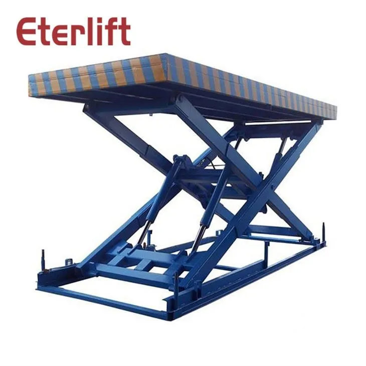 Žirklinės kėlimo platformos tvirtinimas dideliems kroviniams