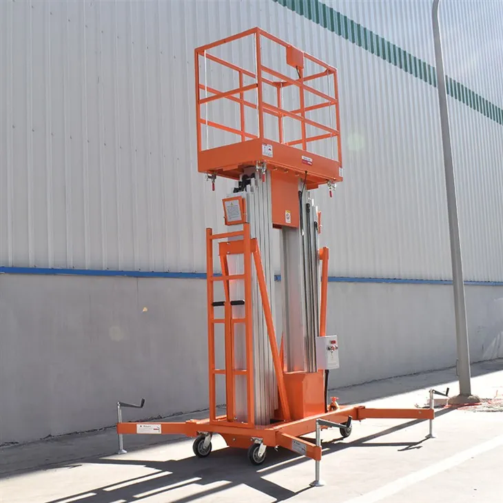 Paspauskite aliuminio stiebo pakėlimą