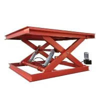 Pramoninis stacionarus žirklių keltuvo stalas