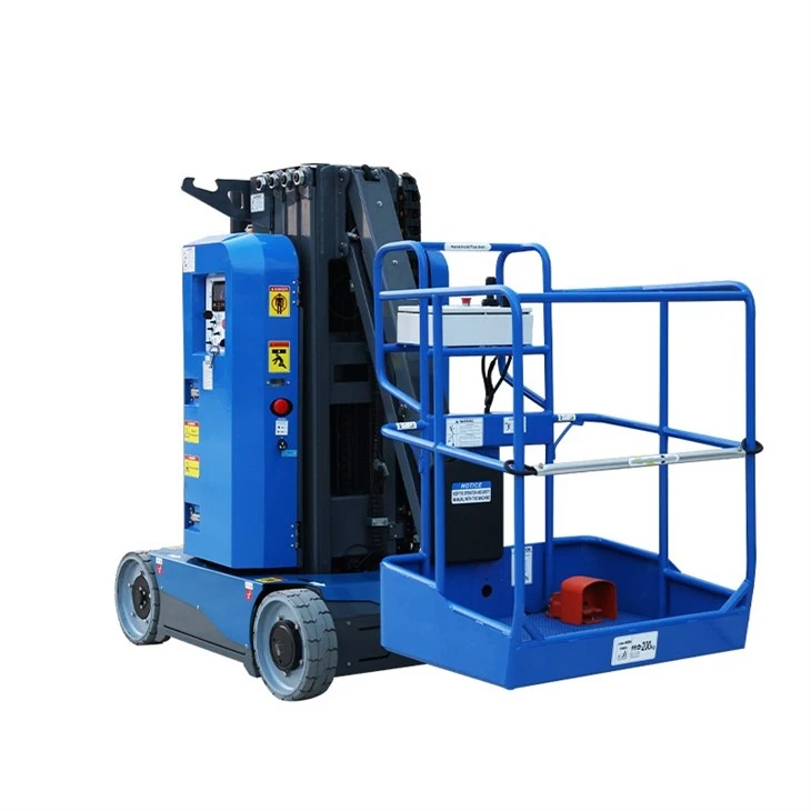 self-propelled vertical mast lift